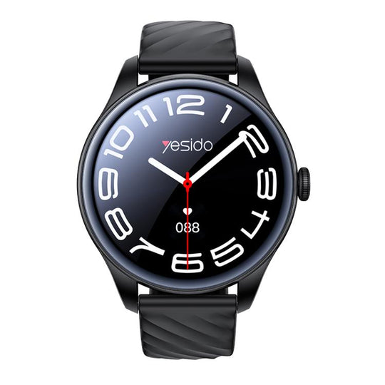 Yesido IO43 Fitness Tracker Smart BT Watch, 1.53 inch Screen, Support BT Call / Heart Rate(Black)