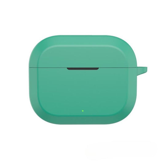 For OnePlus Nord Buds 3R Solid Color Silicone Earphone Protective Case(Dark Green)