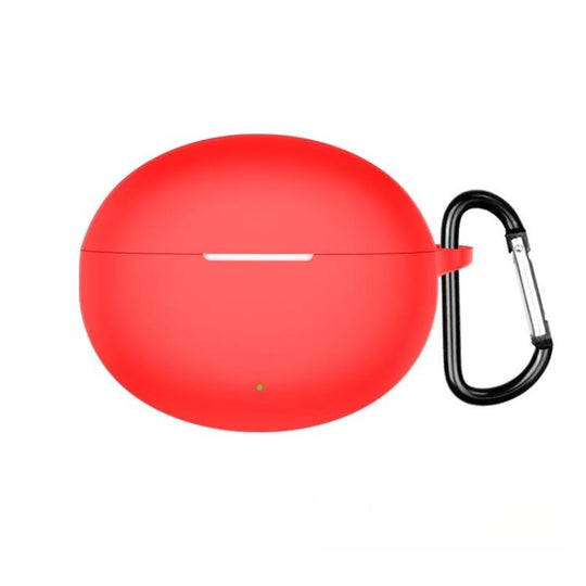 For OPPO Enco Free4 Solid Color Silicone Earphone Protective Case(Red)