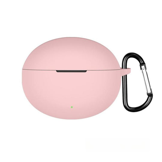 For OPPO Enco Free4 Solid Color Silicone Earphone Protective Case(Pink)