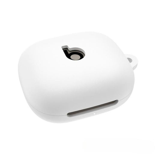 For Beats Powerbeats Fit Solid Color Silicone Earphone Protective Case(White)