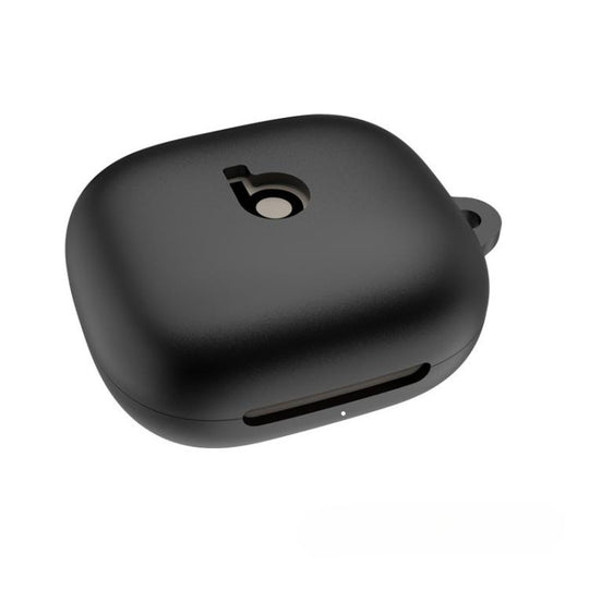 For Beats Powerbeats Fit Solid Color Silicone Earphone Protective Case(Black)