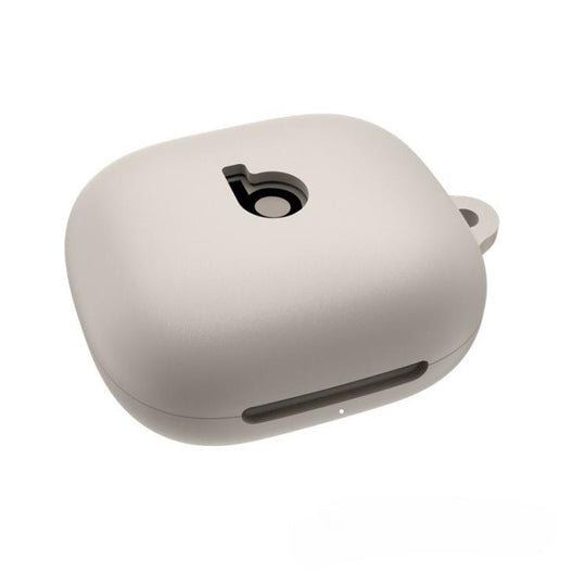 For Beats Powerbeats Fit Solid Color Silicone Earphone Protective Case(Flowing Sand Color)