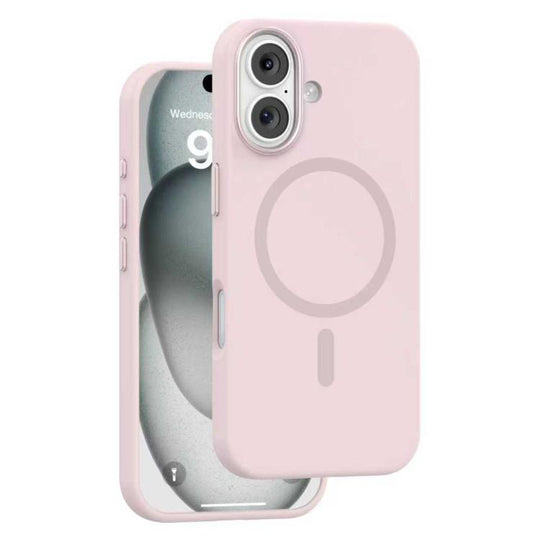 For iPhone 17 Mutural Karen Series Liquid Silicone MagSafe Phone Case(Pink)