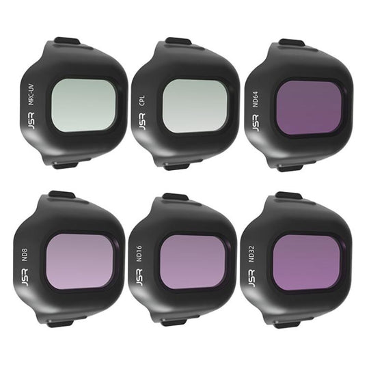 For DJI Mini 5 Pro JSR CB Series Clip-on Drone Camera Lens Filter, Filter:6 in 1 ND8-64 UV CPL