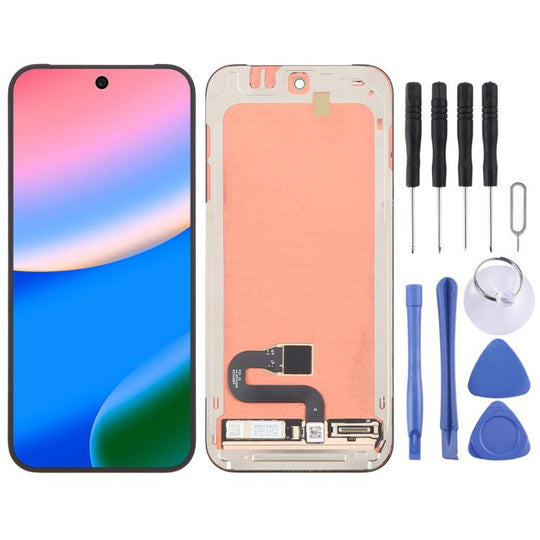 For Google Pixel 10 Original LCD Screen Digitizer Full Assembly with Frame, Supporting Fingerprint Identification