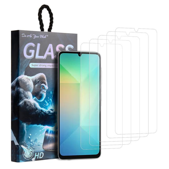 For Galaxy A06 4G / 5G 5pcs / Pack Do As You Wish HD Tempered Glass Film(Transparent)