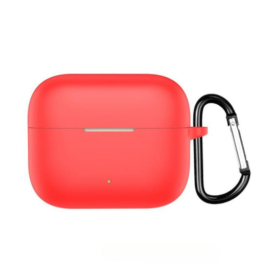 For Motorola Moto Buds Clip Solid Color Silicone Earphone Protective Cover with Hook(Red)