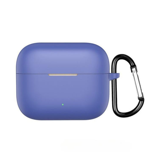 For Motorola Moto Buds Clip Solid Color Silicone Earphone Protective Cover with Hook(Dark Blue)