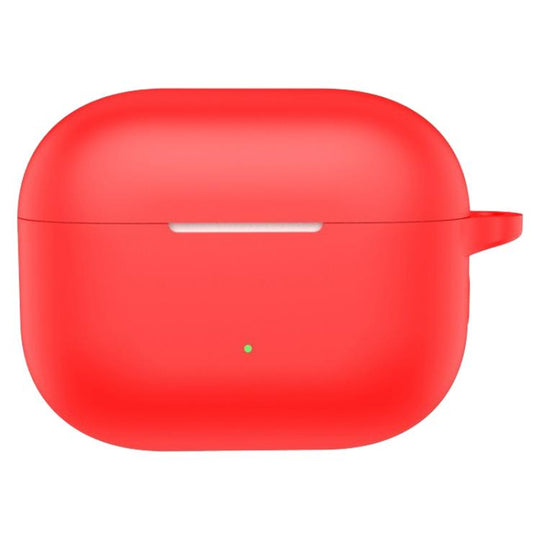 For vivo TWS 5 Solid Color Silicone Earphone Protective Cover with Hook(Red)
