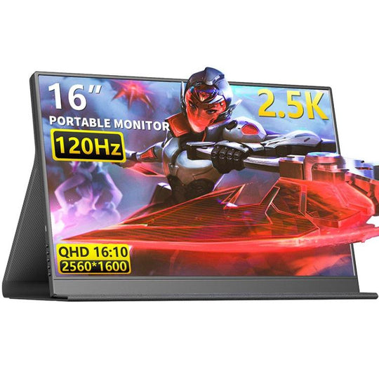 M160Q16G 16 inch 2.5K Portable Monitor 120Hz Gaming Extended Screen(Black)