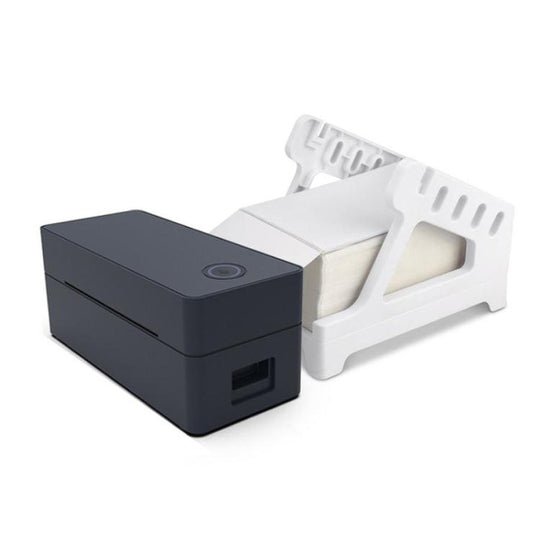 POS-9260 Thermal Label & Barcode Printer with Stand, Plug:AU Plug(Black)