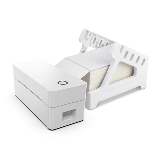 POS-9260 Thermal Label & Barcode Printer with Stand, Plug:EU Plug(White)
