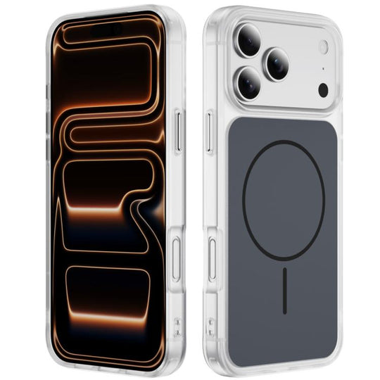 For iPhone 18 Pro Max / 17 Pro Max Crystal Frosted Skin Feel Magnetic MagSafe Phone Case(Black)