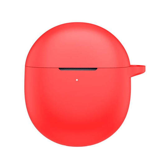 For Google Pixel Buds 2a Solid Color Silicone Earphone Protective Case(Red)