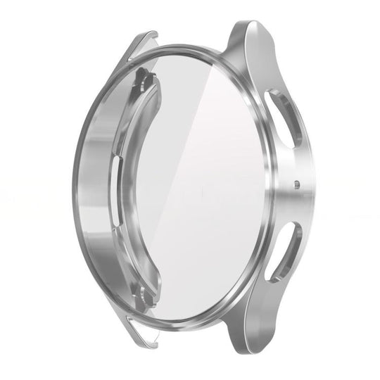 For Samsung Galaxy Watch7 40mm xDfind Tempered Film Integrated TPU Watch Cover(Silver)