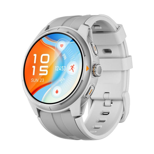 GR6 1.43 inch AMOLED Screen Urban Runner Smart Watch IP68 Support Heart Rate Monitoring(Silver)