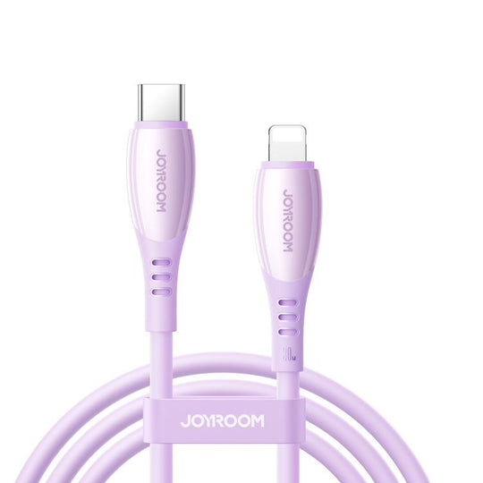 JOYROOM S-A59 Vibrant Series 30W Type-C to 8 Pin Fast Charging Data Cable, Length:1.2m(Purple)