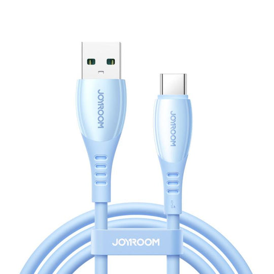 JOYROOM S-A59 Vibrant Series 3A USB to Type-C Fast Charging Data Cable, Length:1.2m(Blue)