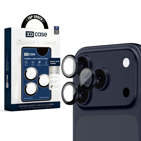 For iPhone 17 Pro Max XDcase AF + AR Hawkeye Camera Lens Protector with Alignment Tool(Blue)
