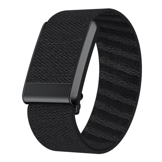For WHOOP 5.0 xDfind Sport Elastic Pattern Nylon Watch Band(Black)