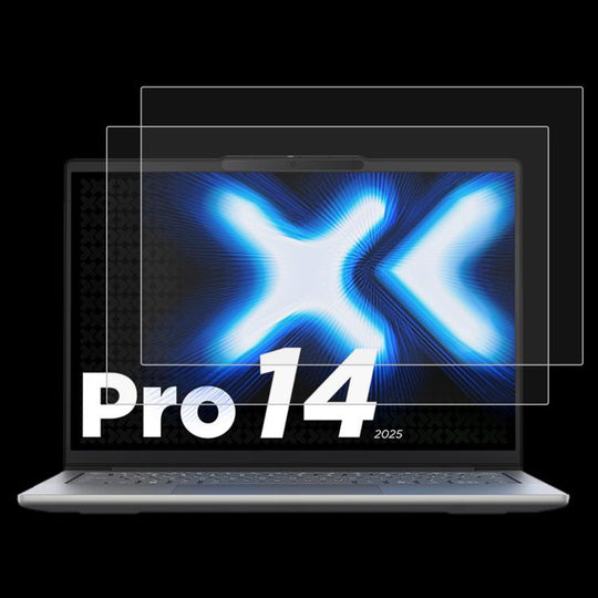 For Lenovo XiaoXin Pro 14 2025 2pcs 9H Privacy Anti-Blue Light Tempered Glass Film