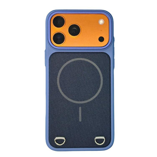 For iPhone 18 Pro Max / 17 Pro Max Skin Feel PC + Technology Cloth Magnetic Phone Case(Blue)