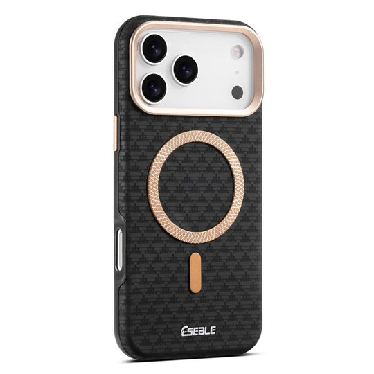 For iPhone 18 Pro Max / 17 Pro Max ESEBLE L3 Triangular Shield Metal Lens Magnetic Phone Case(Black)