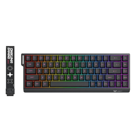 ONIKUMA MT603 68 Keys RGB Tri-mode Magnetic Switch Gaming Keyboard(Black)