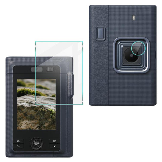 For FUJIFILM instax mini LiPlay+ imak H Series Tempered Glass Film with Camera Lens Film