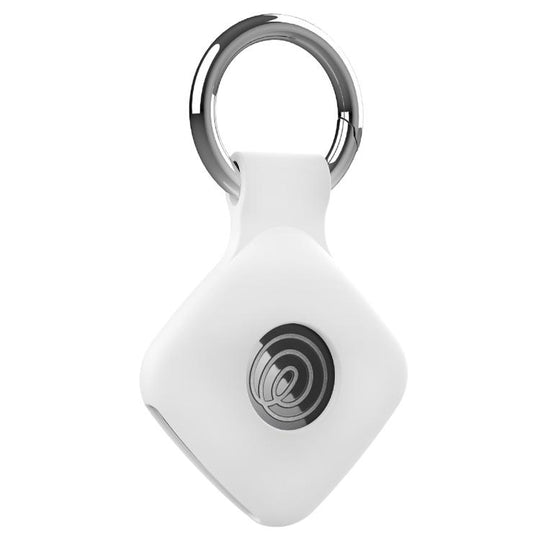 For Tile Mate xDfind Anti-Loss Device Silicone Protective Cover With Keyring(White)