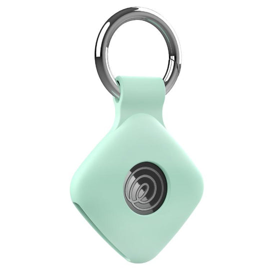 For Tile Mate xDfind Anti-Loss Device Silicone Protective Cover With Keyring(Mint Green)
