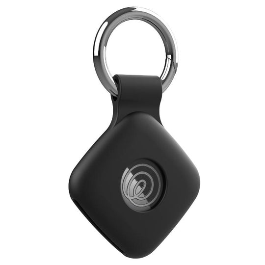 For Tile Mate xDfind Anti-Loss Device Silicone Protective Cover With Keyring(Black)