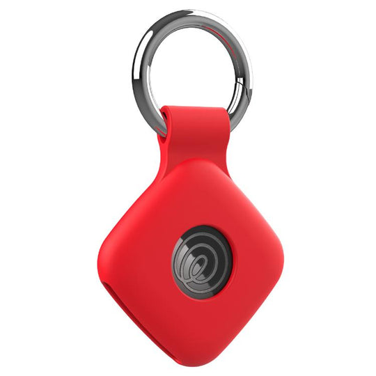 For Tile Mate xDfind Anti-Loss Device Silicone Protective Cover With Keyring(Red)