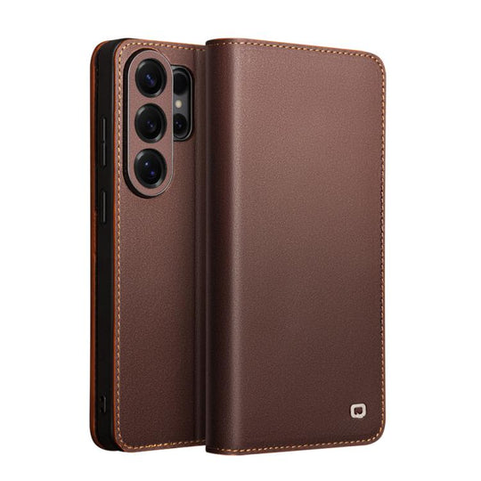 For Samsung Galaxy S26 Ultra 5G QIALINO Classic Gen2 Genuine Leather Phone Case(Brown)