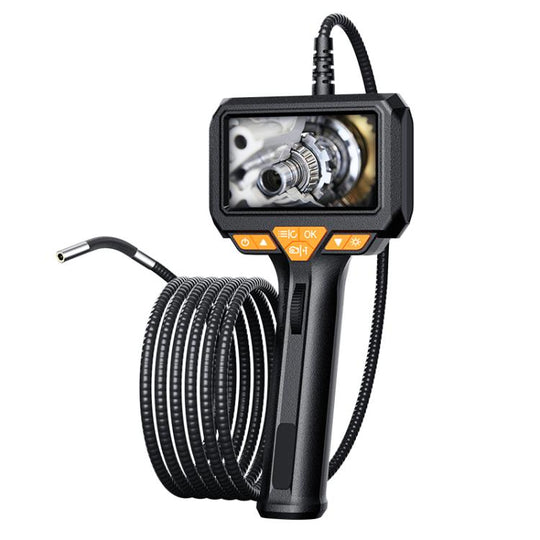 P330 4.3 inch HD Screen 360 Degrees Rotating Industrial Endoscope, Model:Single Lens 8mm / 1m Snake Tube
