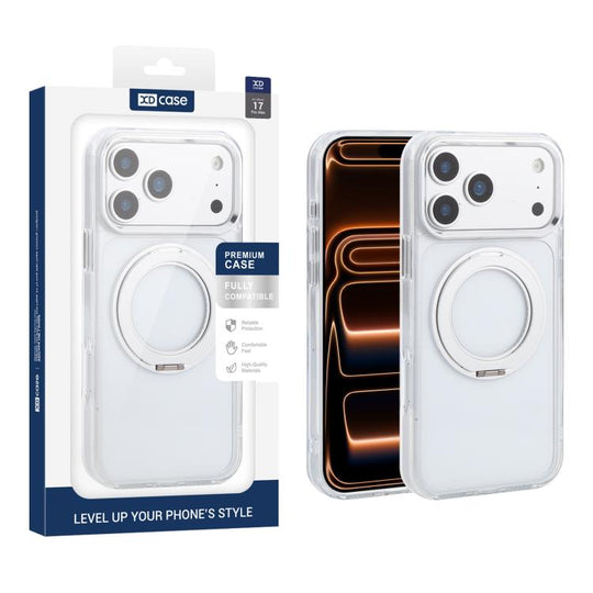 For iPhone 18 Pro Max / 17 Pro Max XDcase YADUN Rotating Bracket Magnetic Phone Case(Transparent)