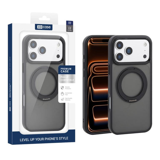 For iPhone 18 Pro Max / 17 Pro Max XDcase YADUN Rotating Bracket Magnetic Phone Case(Black)