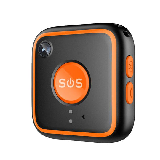 V28C 4G SOS GPS Pendant Location Tracker, Model:B for North/South America(Black)