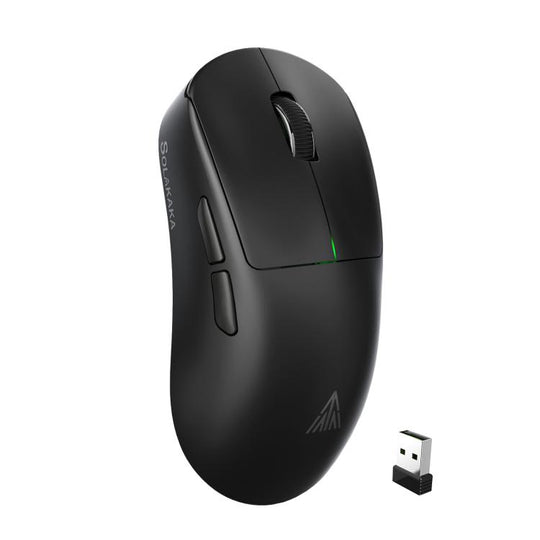 SOLAKAKA SM850 24000DPI 2.4GHz + BT + Wired Tri-mode Wireless Mouse(Black)