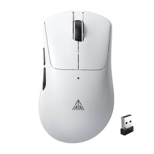 SOLAKAKA SM805 24000DPI 2.4GHz + BT + Wired Tri-mode Wireless Mouse(White)