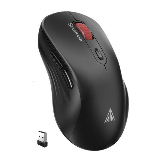 SOLAKAKA SM66 4200DPI 2.4GHz + BT Dual-mode Wireless Mouse(Black)