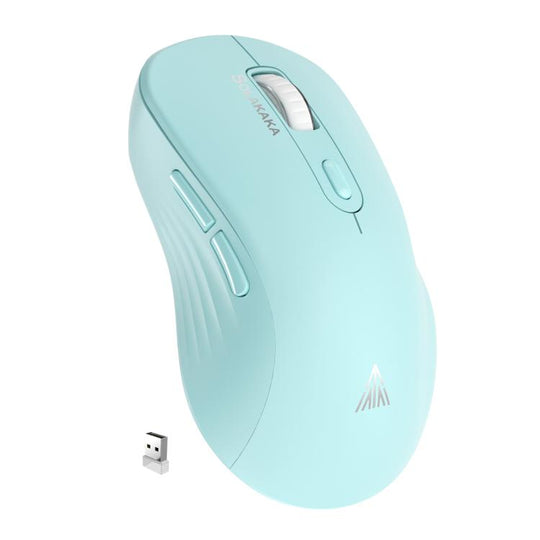 SOLAKAKA SM66 4200DPI 2.4GHz + BT Dual-mode Wireless Mouse(Green)