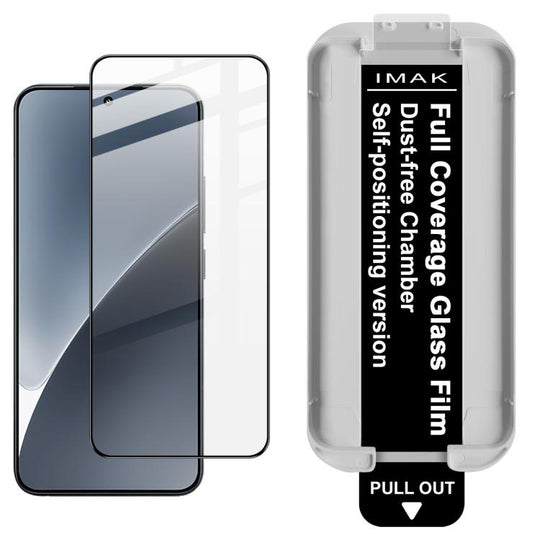 For Xiaomi 15 imak Dust-free Chamber Locator Full Coverage Tempered Glass Film