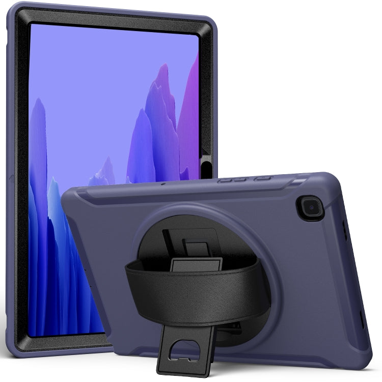 For Samsung Galaxy Tab A7 10.4 (2020) 360 Degree Rotation PC + TPU Protective Case with Holder & Hand Strap(Blue) - Other Galaxy Tab PC by buy2fix | Online Shopping UK | buy2fix