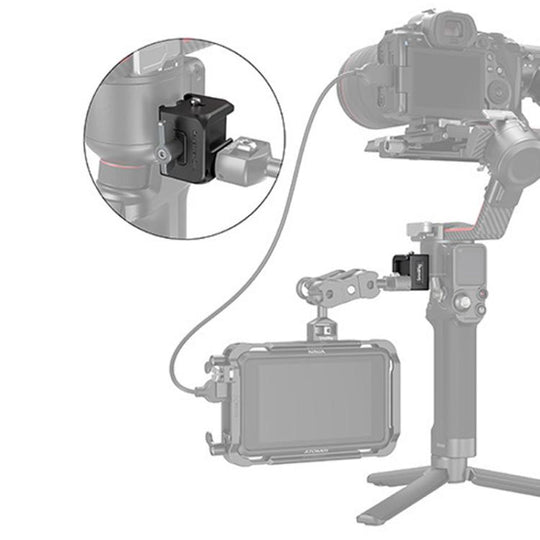 For DJI RS4 / RS3 / RSC2 SmallRig Gimbal Mount NATO Clamp