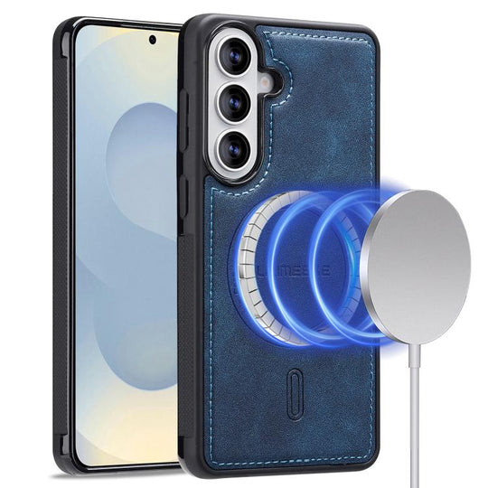 For Samsung Galaxy A57 5G LC.IMEEKE L6 Series MagSafe Magnetic Phone Case(Blue)