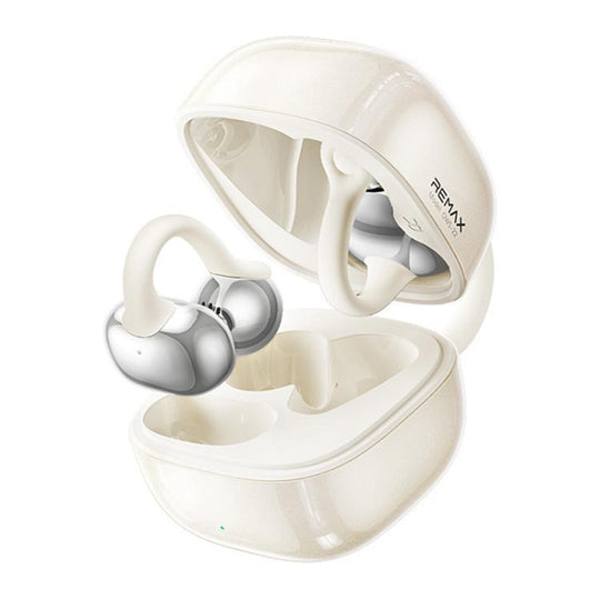 REMAX OWS-22 Clip-on True Wireless ENC Noise Reduction Bluetooth Earphones(White)