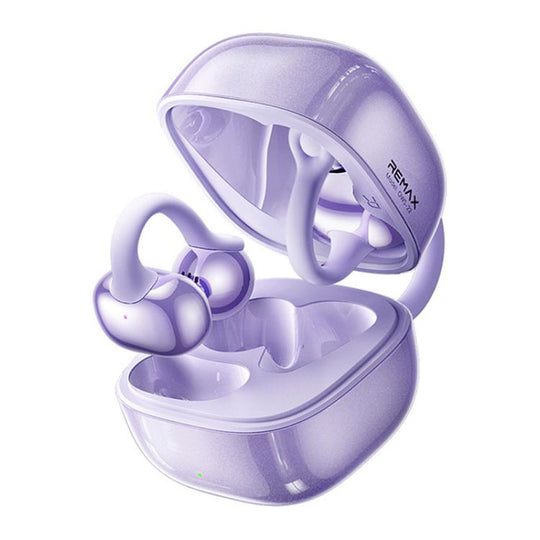 REMAX OWS-22 Clip-on True Wireless ENC Noise Reduction Bluetooth Earphones(Purple)