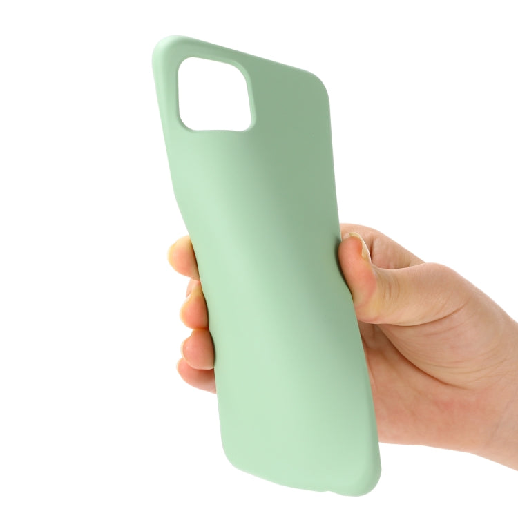 For OPPO A92s / Reno4 Z 5G Pure Color Liquid Silicone Shockproof Full Coverage Case(Green) by buy2fix